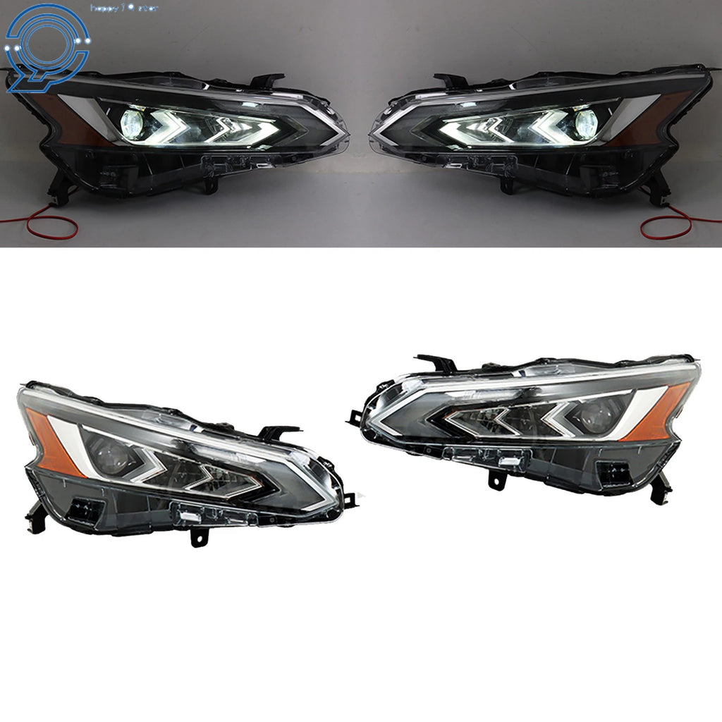 Factory Chrome Housing Pair for Nissan Altima (2019–2021) LED Headlights