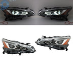 Factory Chrome Housing Pair for Nissan Altima (2019–2021) LED Headlights