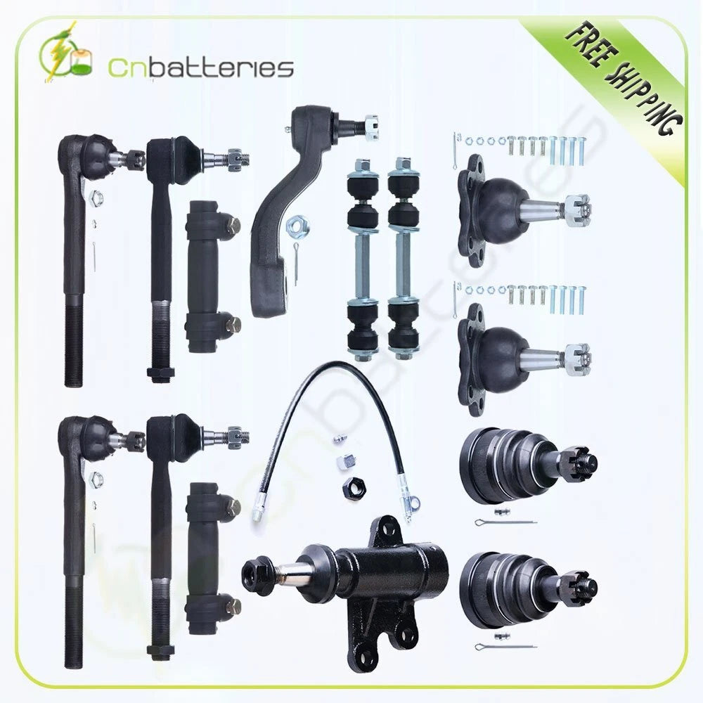 14pcs Tie Rod Ends Ball Joint Idler Arm for GMC C1500 Suburban (1994–1999)