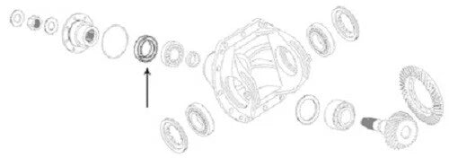Axle Pinion Seal for Case IH 5120 5130 5140 5150 (1990–1999) CARRARO 709