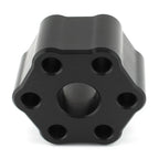 Black Solid Supercharger Coupler Isolator for Jaguar Land Rover 3.0L (2013-17)