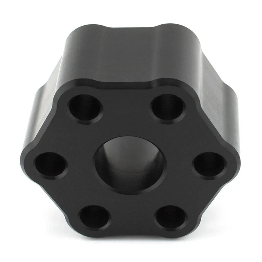 Black Solid Supercharger Coupler Isolator for Jaguar Land Rover 3.0L (2013-17)