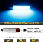 LED Interior Door Panel Lights Set of 2 for Silverado Sierra C/K
