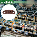 Set of 5 Oil Seal Rotary Shaft Seal FKM Rubber 19x35x8mm