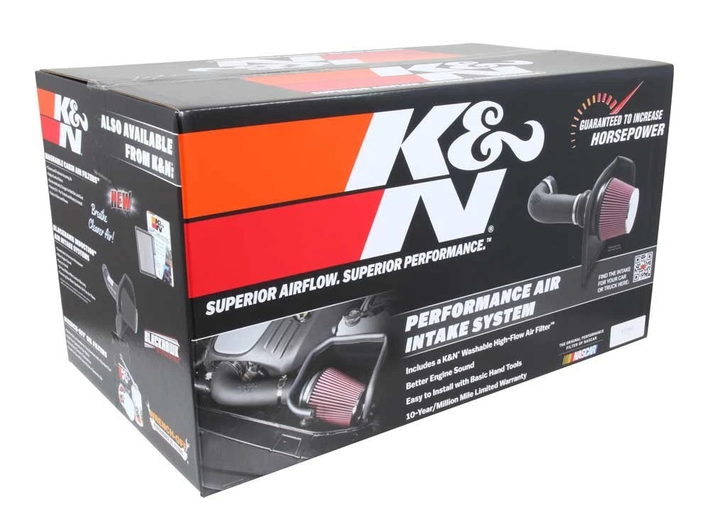 K&N 57-3070 FIPK Cold Air Intake Kit for Escalade ESV EXT Silverado Sierra 1500 (2007–2013)