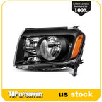 Headlight Assembly for Honda Pilot (2009–2011) Black Housing Reflector Pair