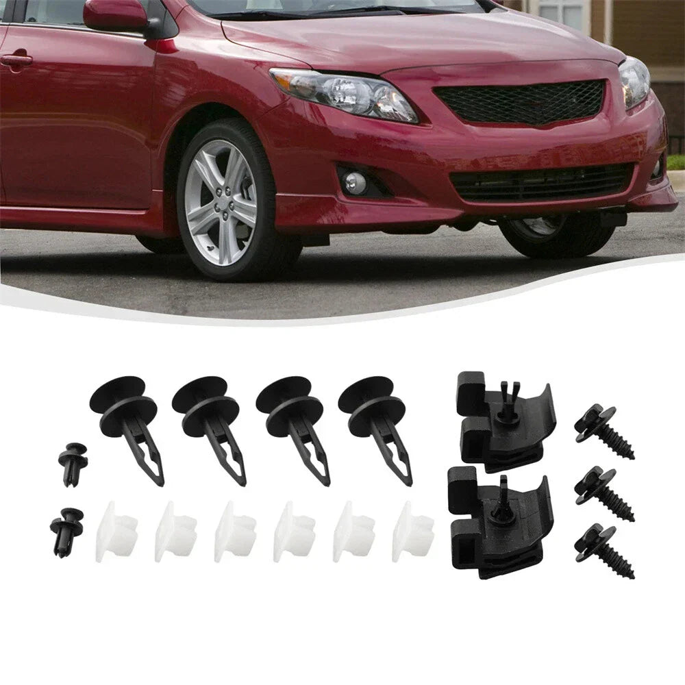 17 Pcs Front Bumper Clips for Toyota Corolla (2009-2019)