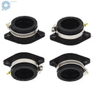Set of 4 Rubber Boots for Kawasaki Z1 KZ900 KZ1000 (1973–1980)