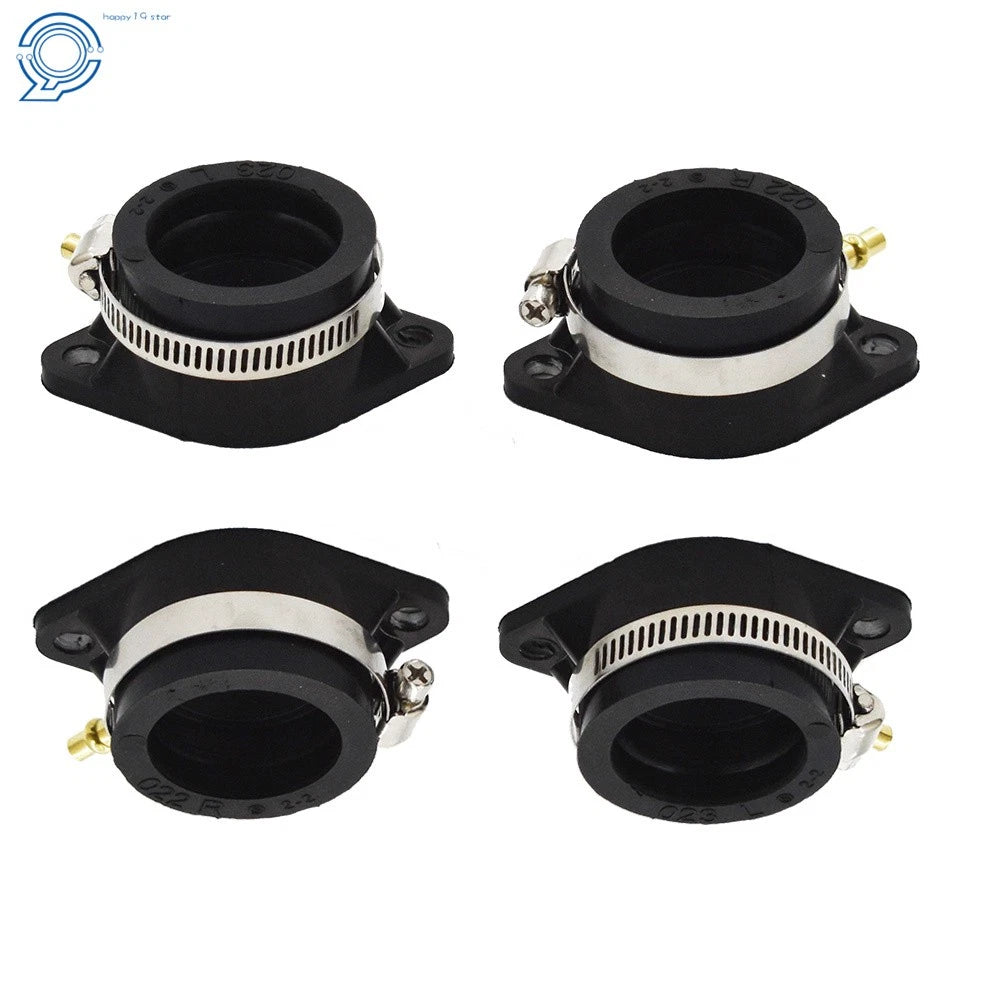 Set of 4 Rubber Boots for Kawasaki Z1 KZ900 KZ1000 (1973–1980)