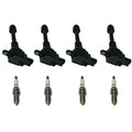 Set of 4 Ignition Coils & NGK Platinum Spark Plugs for Nissan Altima (2002–2006)