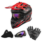 Full Face Waterproof Helmet for ATV UTV Motocross Dirt Bike (DOT Approved)
