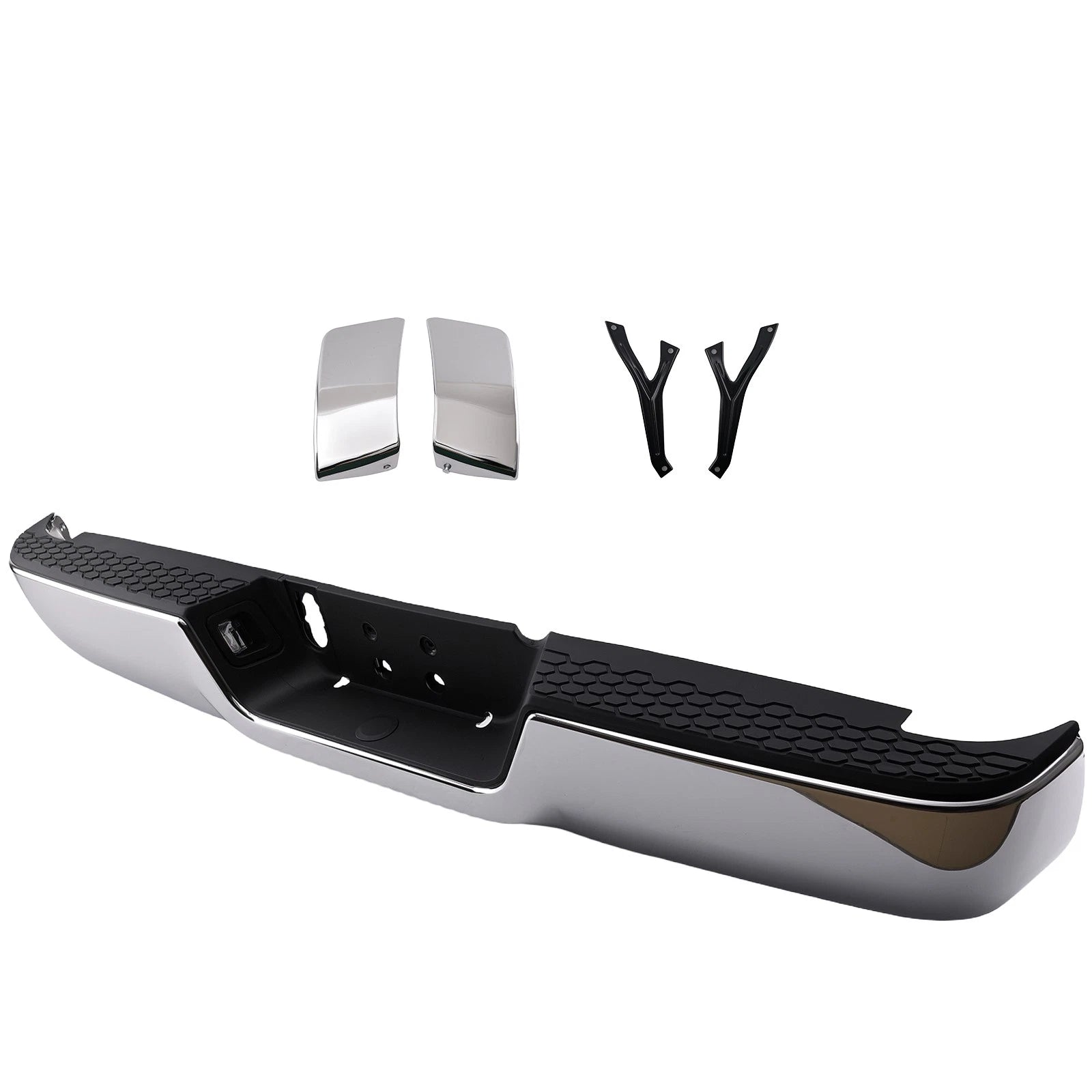 Chrome Rear Bumper for Dodge Ram 1500 (2009–2019)