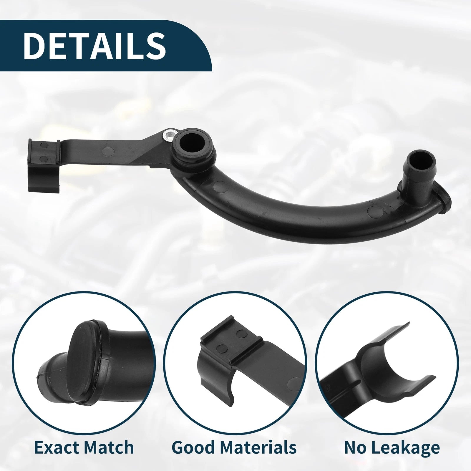 Radiator Coolant Hose for Mercedes-Benz C250 SLK250 (2012–2015) No.2712002352