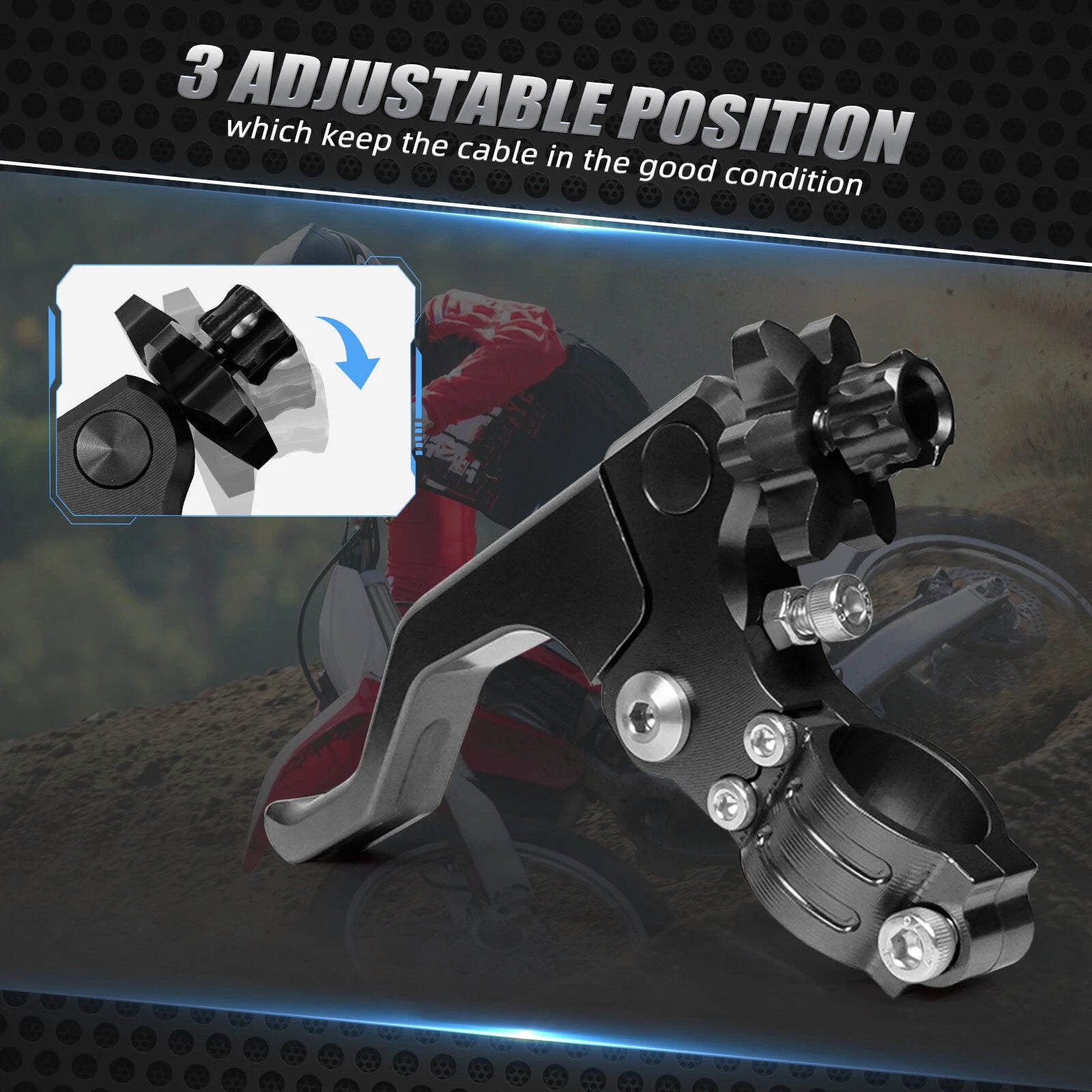 CNC Shorty Clutch Lever for Yamaha WR250F WR426F WR450F WR250R (2001–2016)