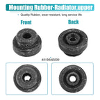 2X Rubber Upper Radiator Mount Insulator for Subaru BRZ (2013–2023)