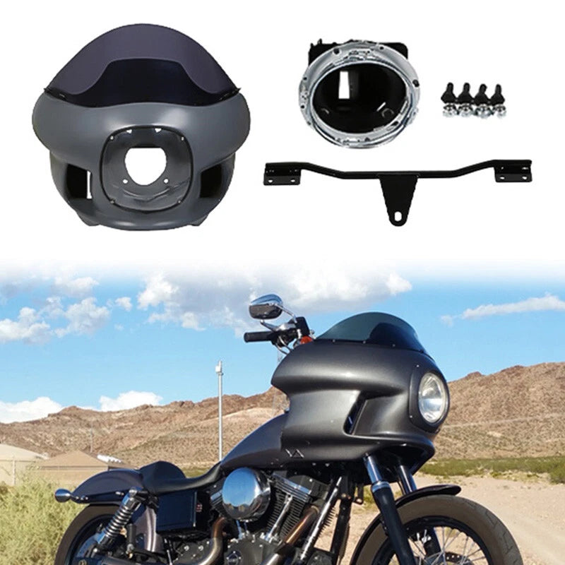 Headlight Upper Fairing Cowl Mount for Harley Softail Low Rider Street Bob (2018–2023)