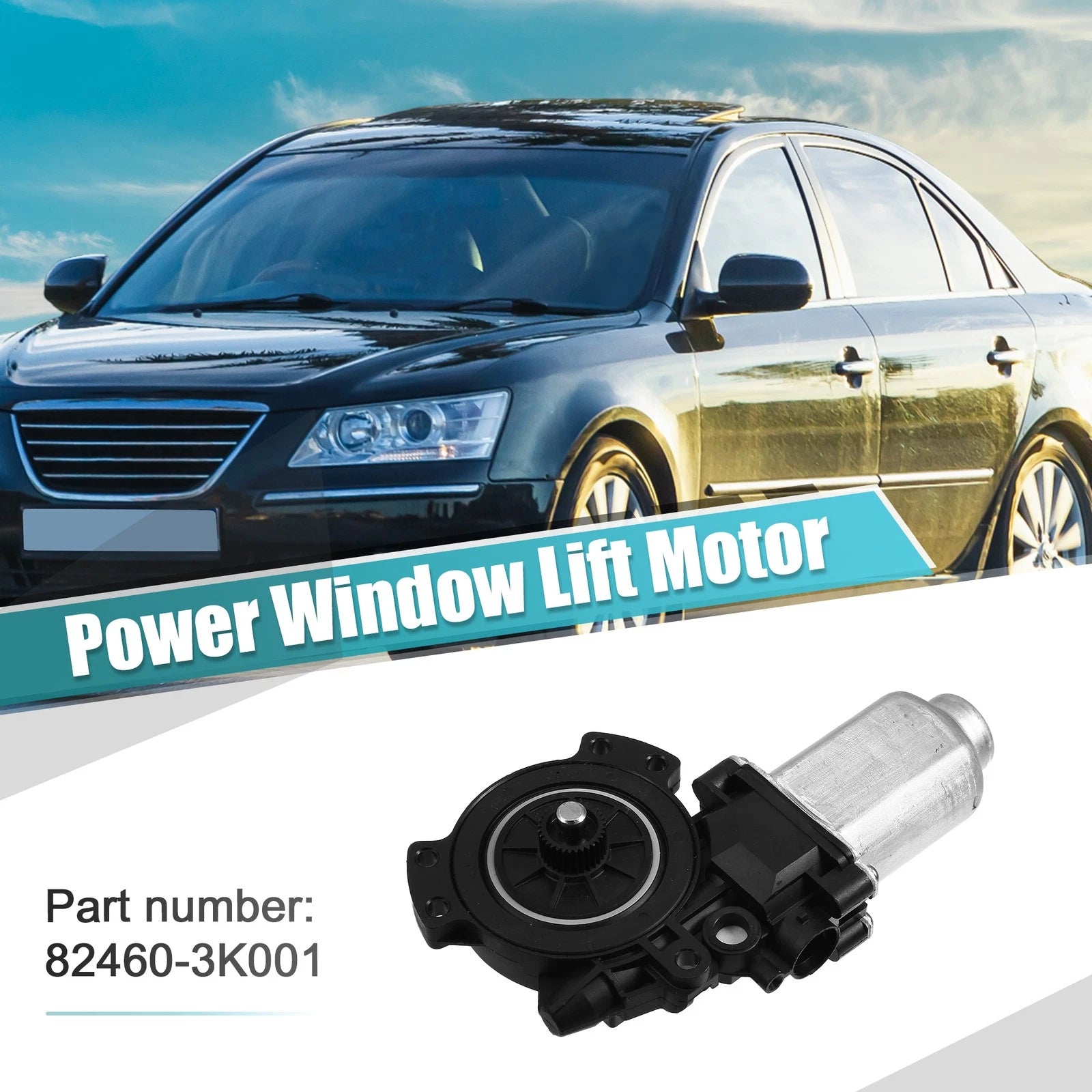 Front Right Power Window Regulator Lift Motor for Hyundai Sonata (2011–2014) 82460-3K001