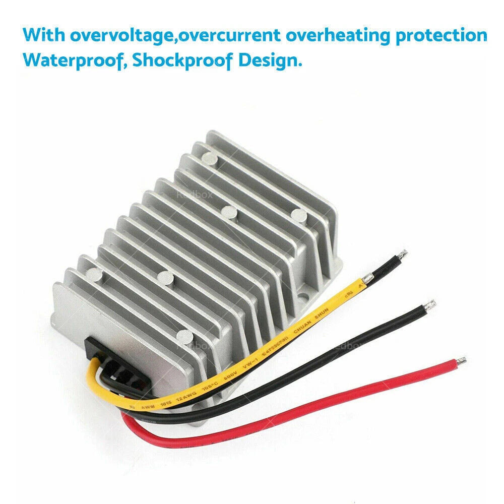 DC/DC Power Converter Regulator 8V-40V 25A 345W Waterproof for Automotive