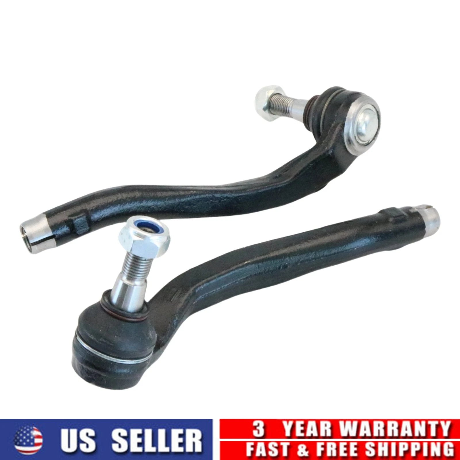 Outer Tie Rod End Pair for Mercedes ML320 ML430 ML55 AMG ML500 (1998–2005)