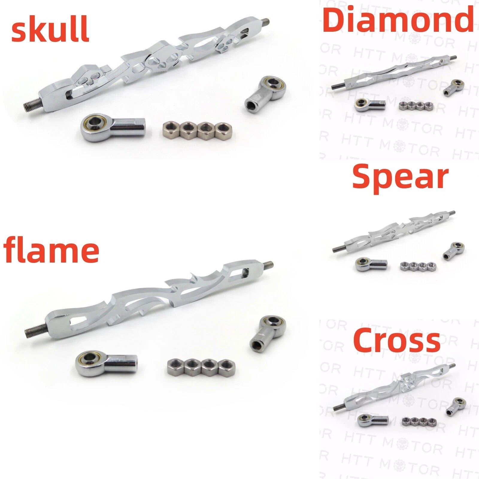 Shift Linkage for Harley Softail Dyna FLHR FLT FLHT (1985–2023) Chrome