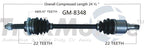 Front Left CV Axle Shaft for Chevrolet Spark (2013–2015)