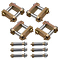 Heavy Duty Leaf Spring Suspension Shackle Kit for Tandem Axle Truck Trailer