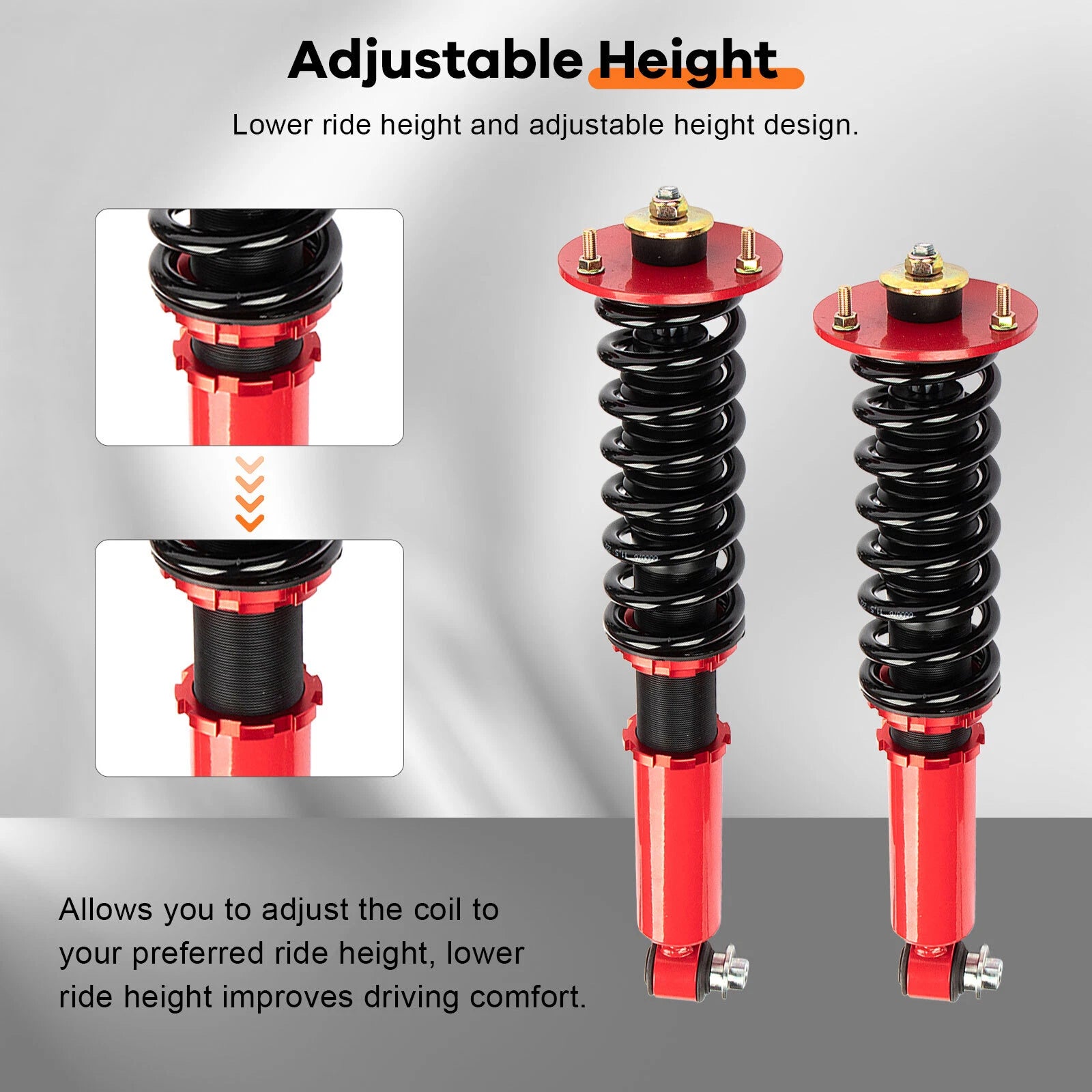 Coilovers for BMW 5 Series E60 (2004-2010) Adjustable Height Suspension Kit