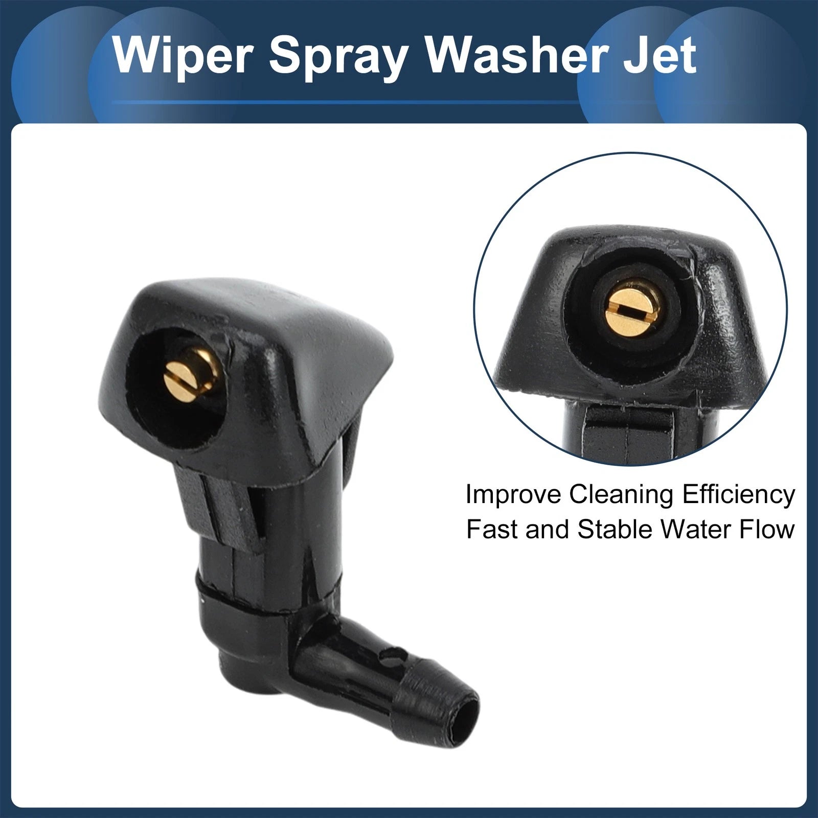 Windshield Washer Nozzle with Hose Connector for Honda Civic (2006–2011) No. 76810SDAA11
