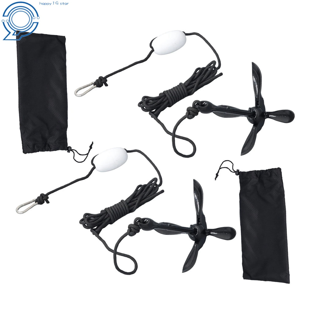 Set of 2 Folding Anchors for PWC Canoe Jet Ski (Marine)