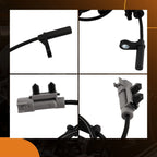 4X Speed Sensor Bundle for Dodge Charger (2015–2022) 68199987AA