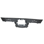 Front Upper Grille Replacement Textured Plastic with Emblem Hole for Ford