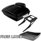 Chopped Trunk with Backrest Mount Rack for Harley Fat Boy FLST (2008–2016)