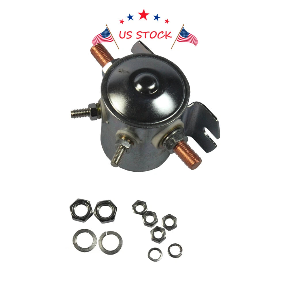 Continuous Duty Solenoid Relay for Golf Cart (12V, 300A In Rush)