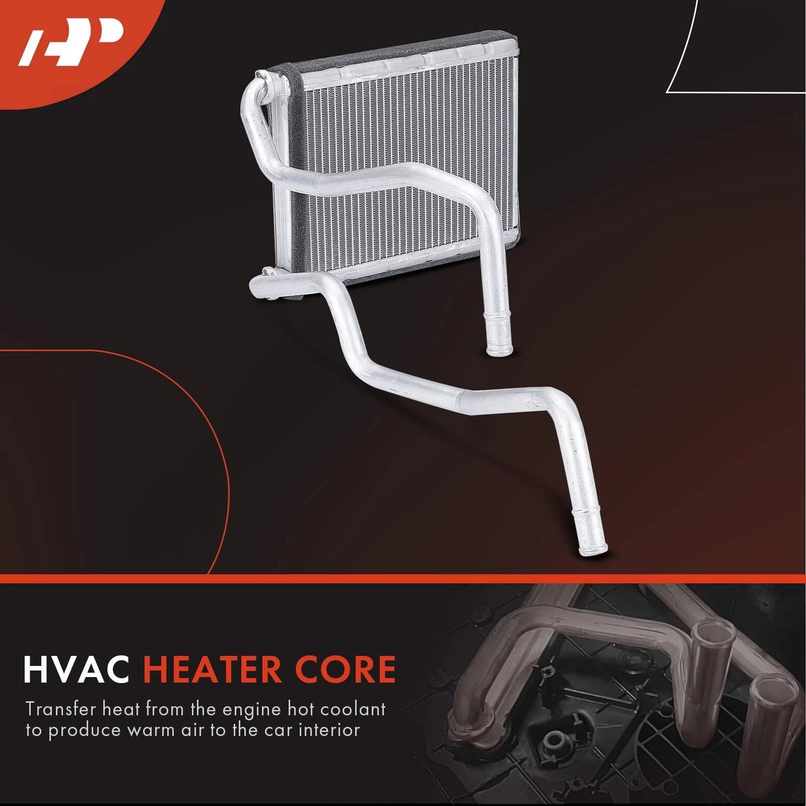 Front HVAC Heater Core for Lexus LX470 (1998–2003) Toyota Land Cruiser