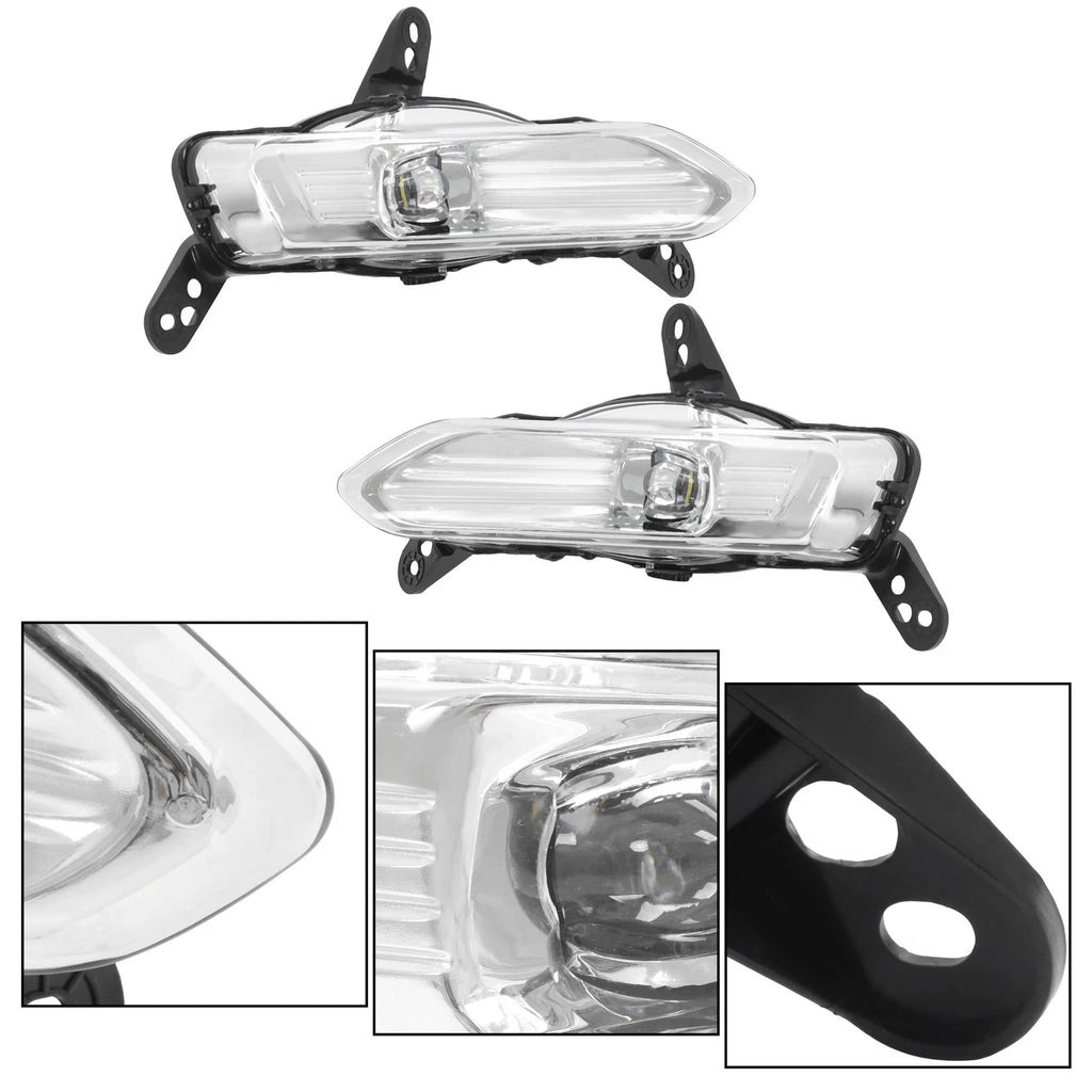 2Pcs LED Fog Light Assembly for Ford Expedition (2018–2021)