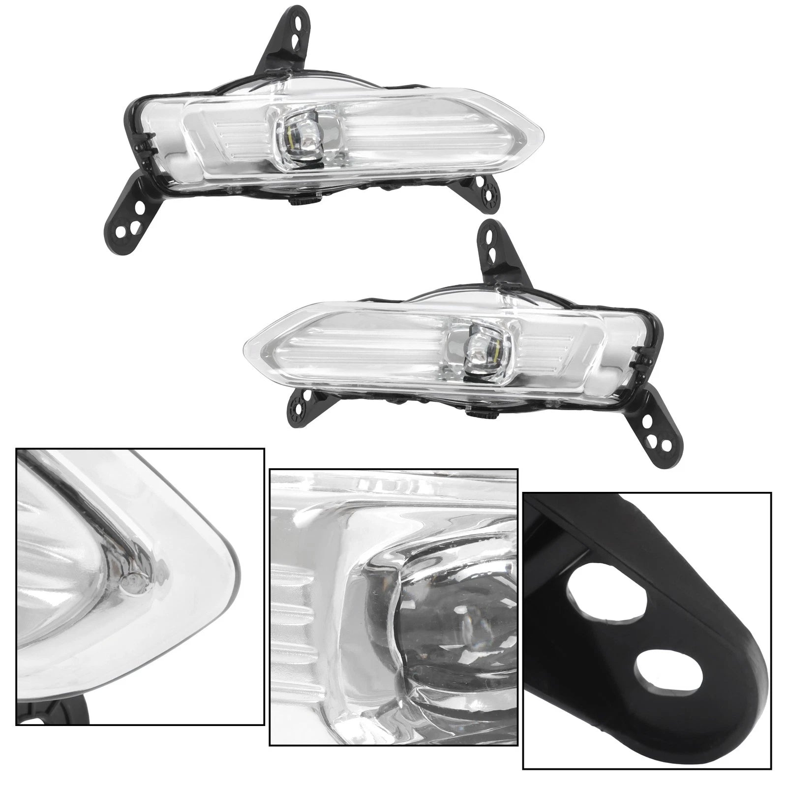 2Pcs LED Fog Light Assembly for Ford Expedition (2018–2021)