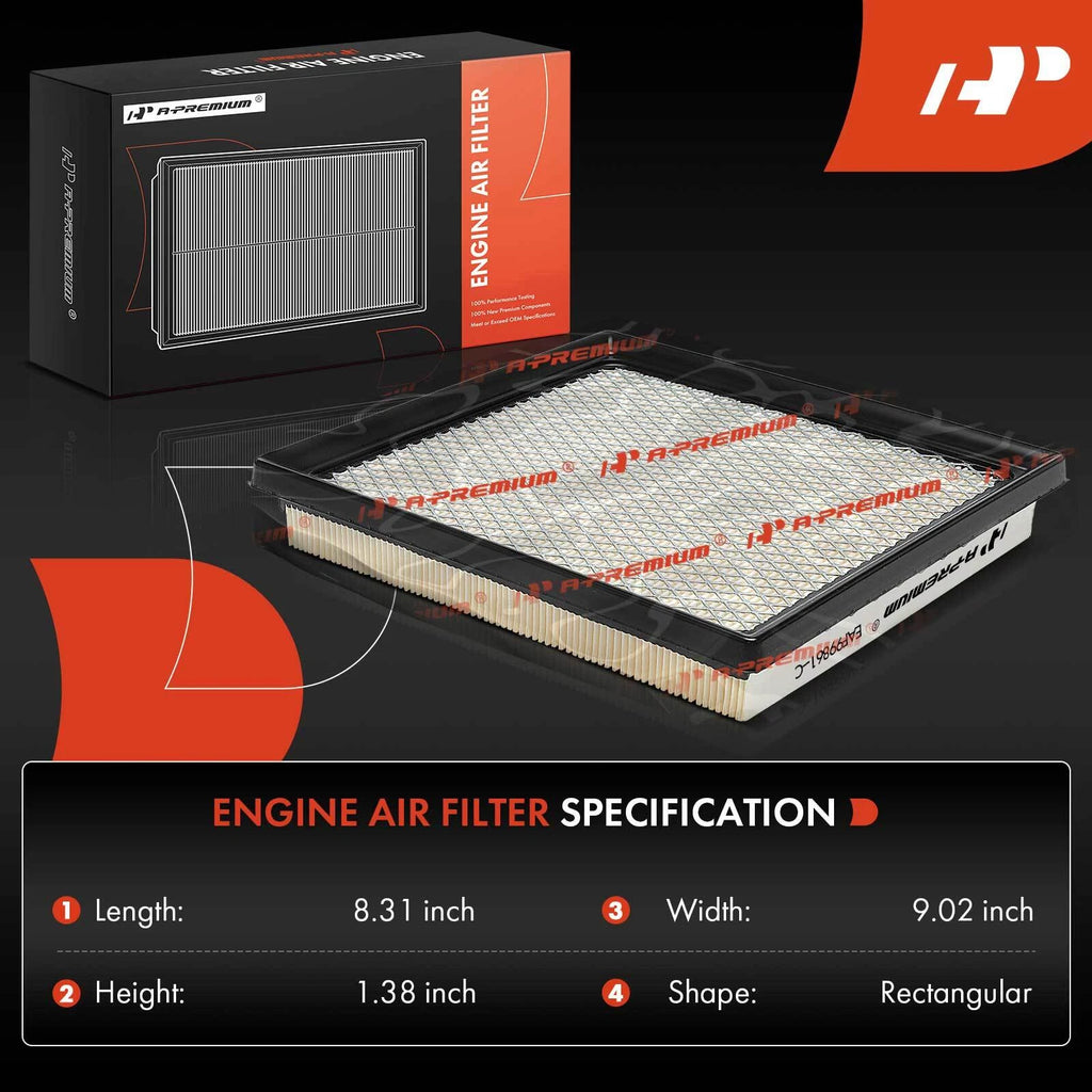 2X Engine Air Filter for Subaru WRX STI (2019-2021)