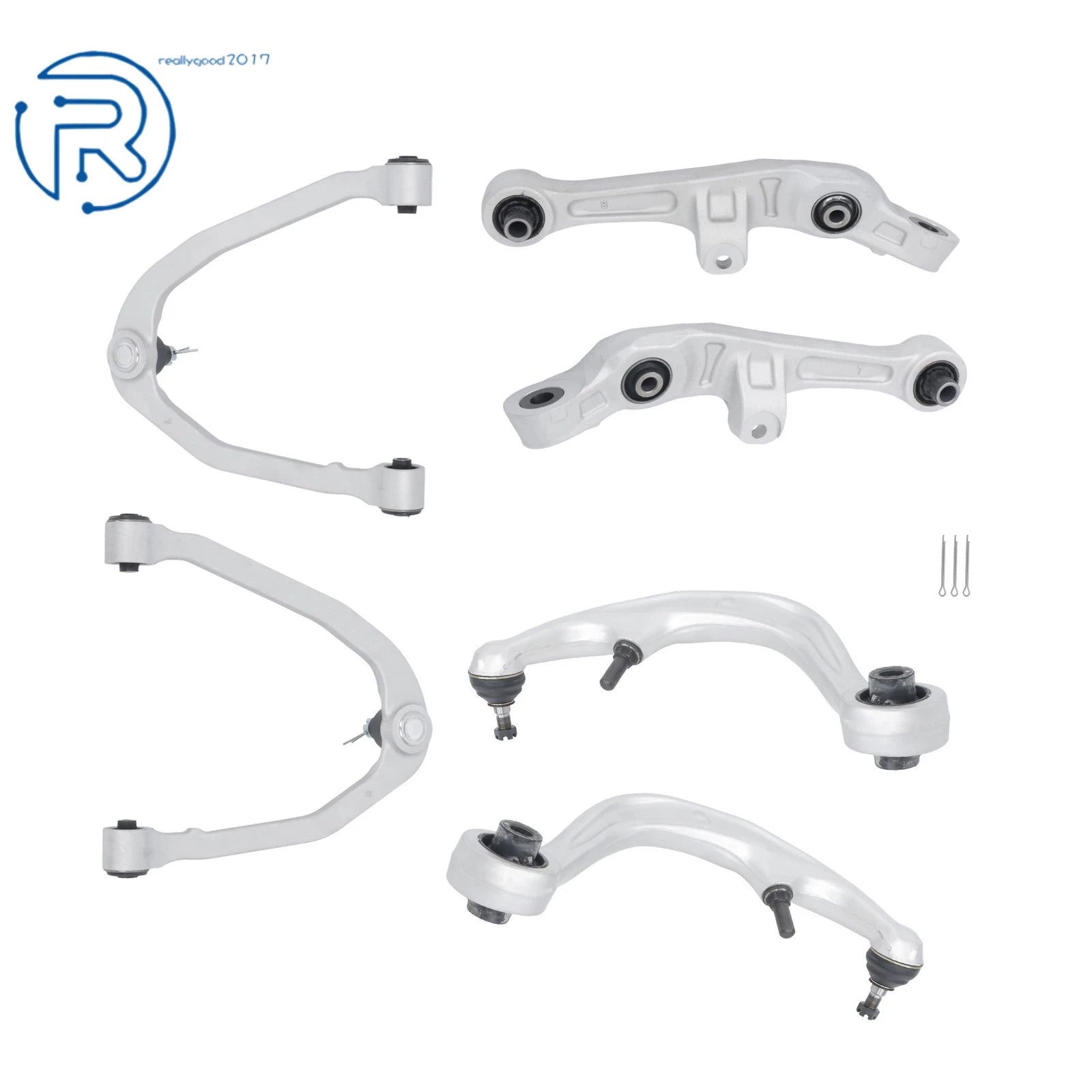 Set of 6 Front Suspension Lower Control Arms for Nissan 350Z (2003–2009)