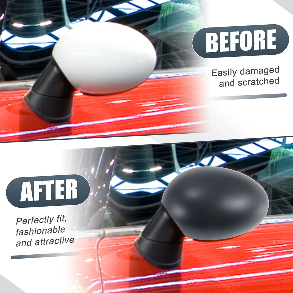 Pair Rearview Mirror Cover Cap Gray for BMW Mini Clubman R55 R56 R57 (2007–2015)
