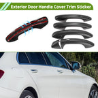 Set of 1 Exterior Trim for Mercedes-Benz C Class W205 (2015–2021) Carbon Fiber Black