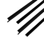 Set of 4 Front Window Weatherstrip Seals for Nissan Hardbody Navara D21 (1986–1997)