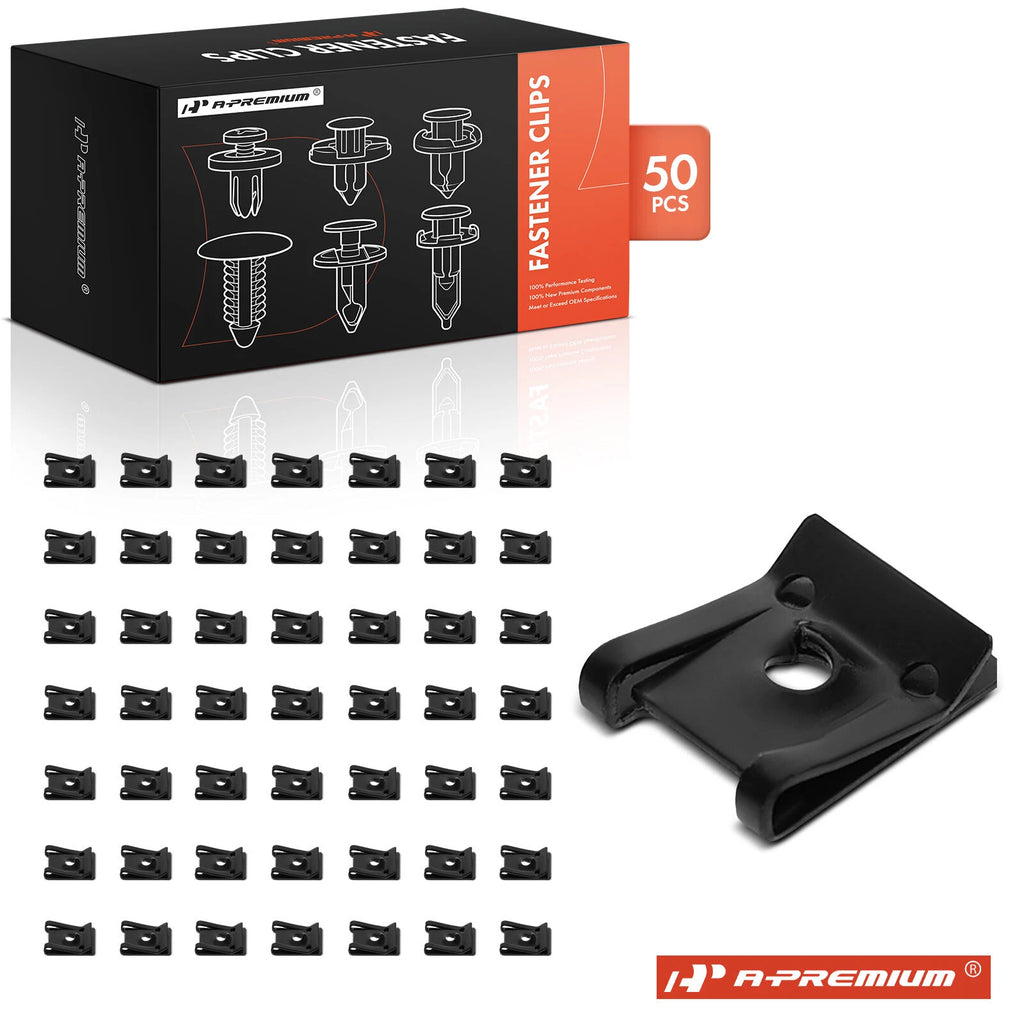 50Pcs U-Nut Fastener Retainer for GM Ford 