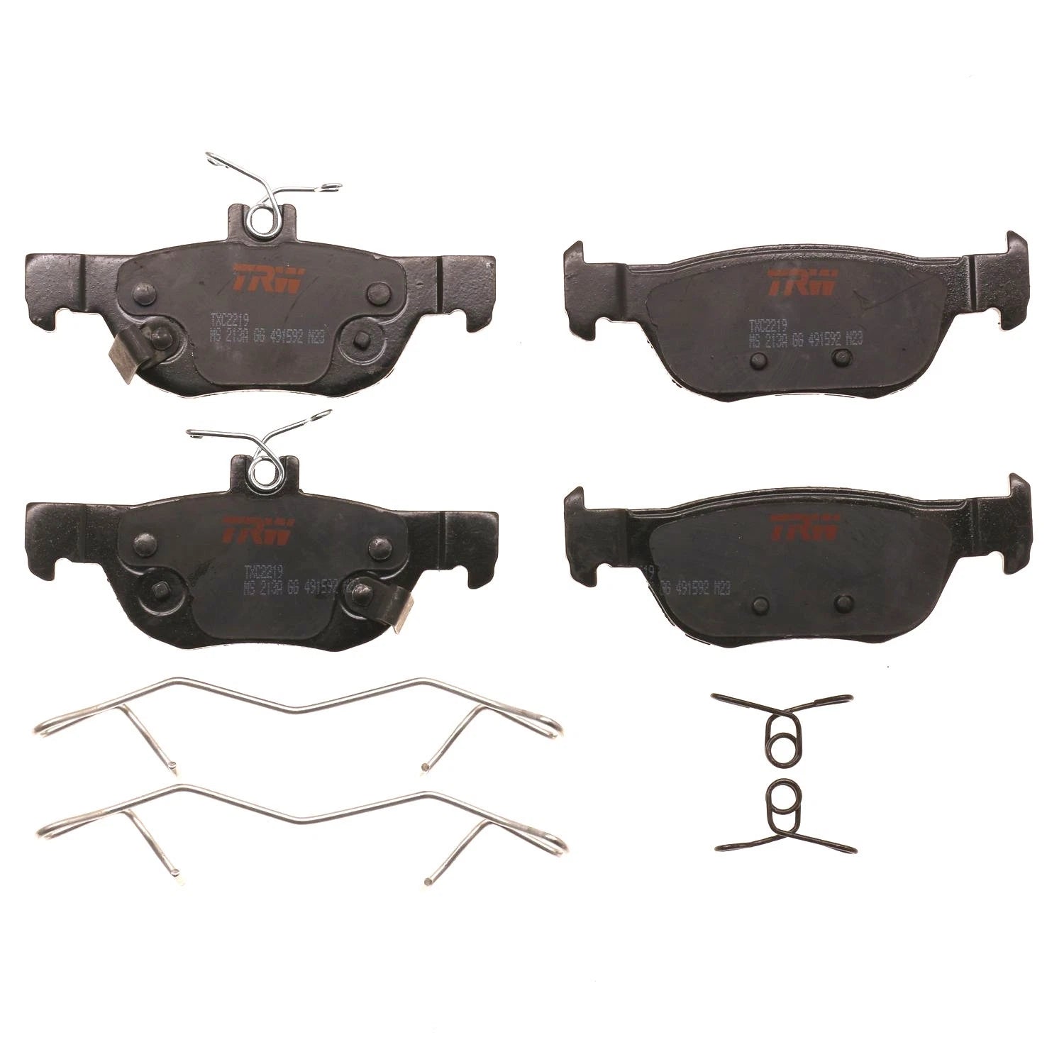 Set of 4 Disc Brake Pads for Mazda 3 (2019–2021)