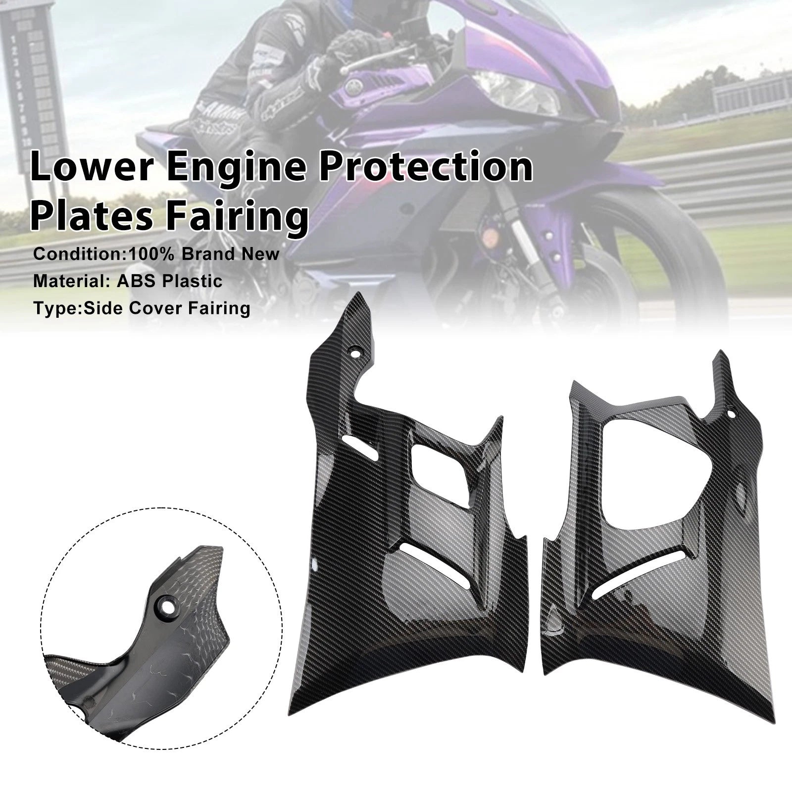 Lower Belly Pan Guard for Yamaha YZF-R3 R25 (2025–2026)