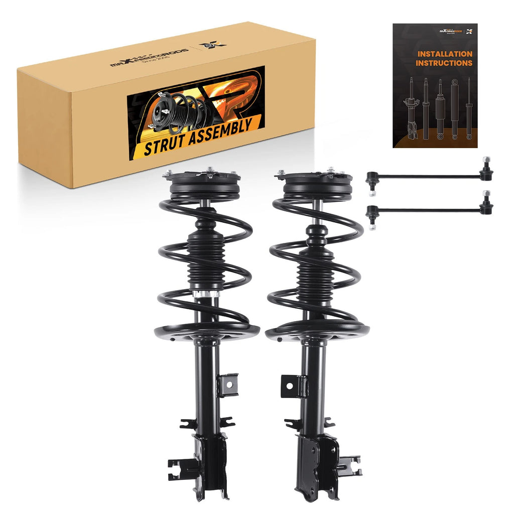 Front Struts w/Coil Spring Sway Bars End Links Kit for Nissan Murano (2009–2014)