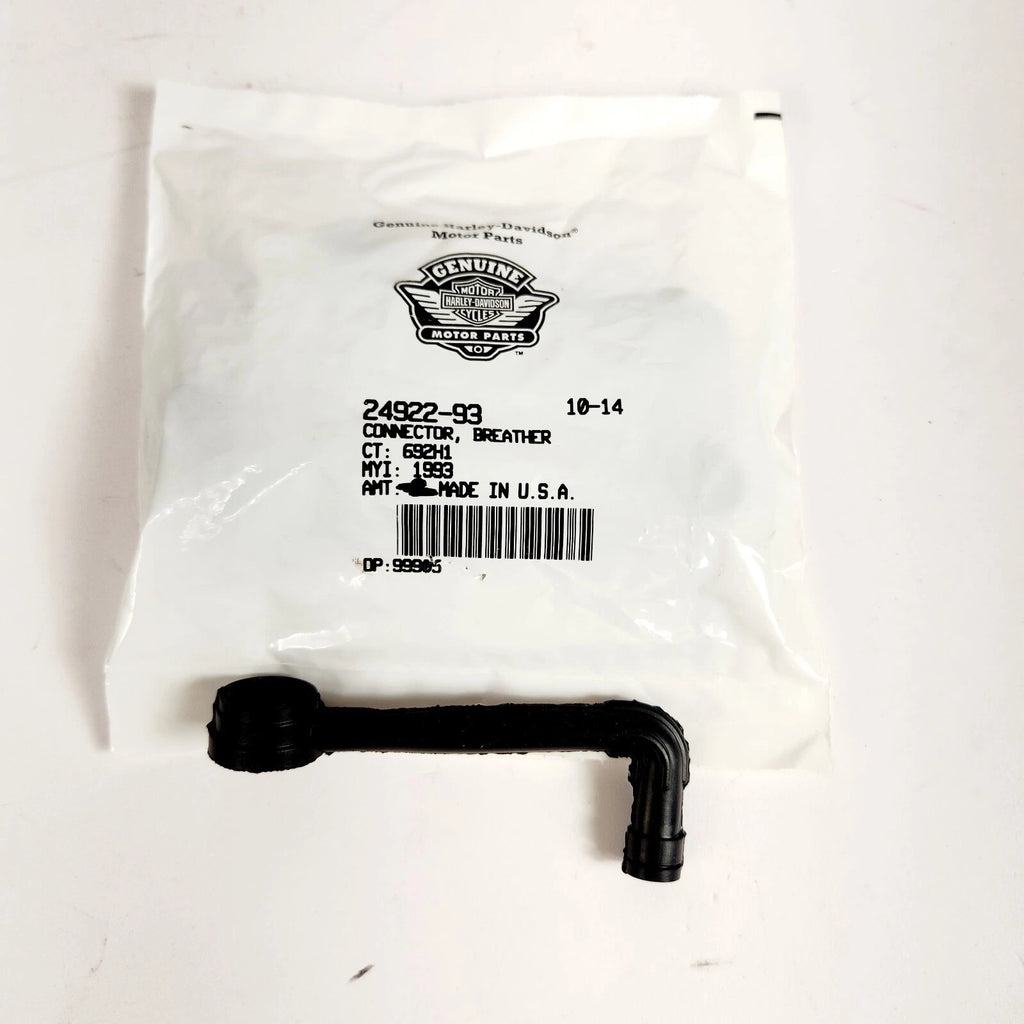 OEM Breather Hose Connector for Harley-Davidson Evo Sportster (1993) 24922-93