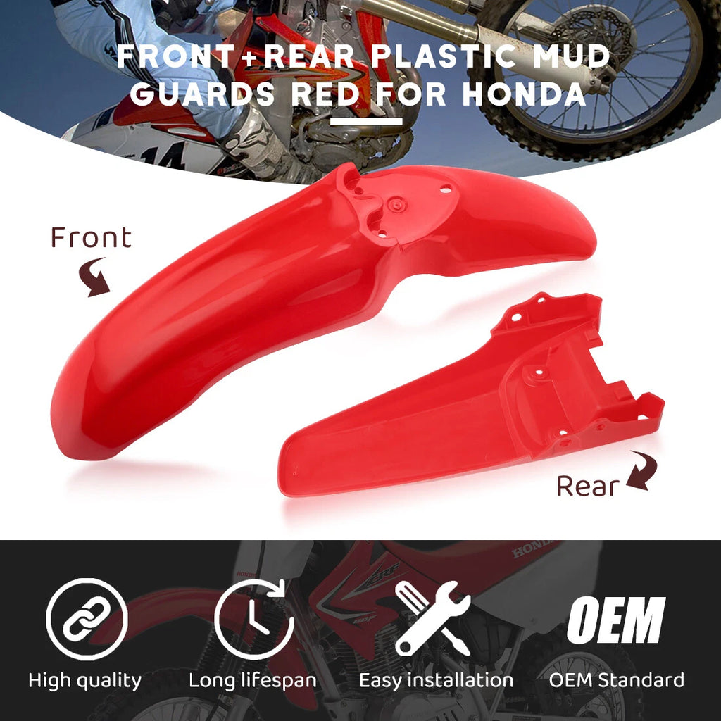 Fender Mud Guard Set for Honda CRF80F CRF100F (2004–2008)