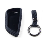 Carbon Fiber Texture Key Cover Case for BMW F45 F46 G30 G31 G32 G11 (2012-2023)