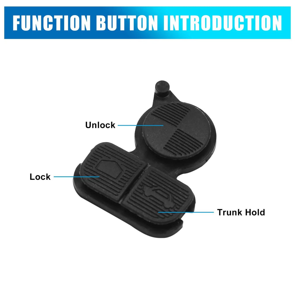 Key Fob Shell Case for BMW Series 3 5 7 E36 E38 E39 Z3 Z4 Z8 X3 (1990–2006)