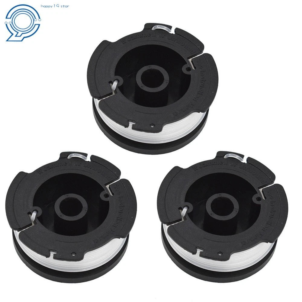 Set of 3 String Trimmer Spools for Black+Decker NST2018 (2018)